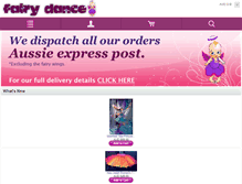 Tablet Screenshot of fairydance.com.au
